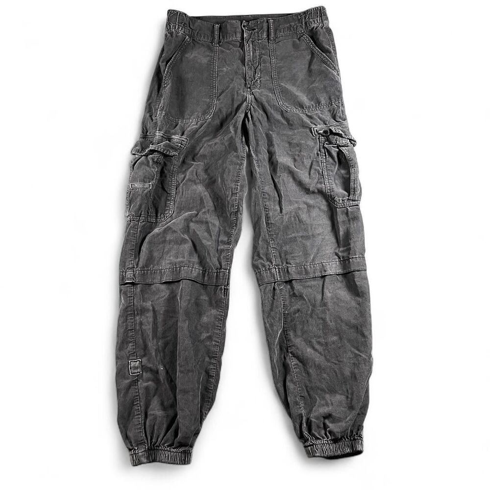American-eagle Women's Grey and Brown Trousers